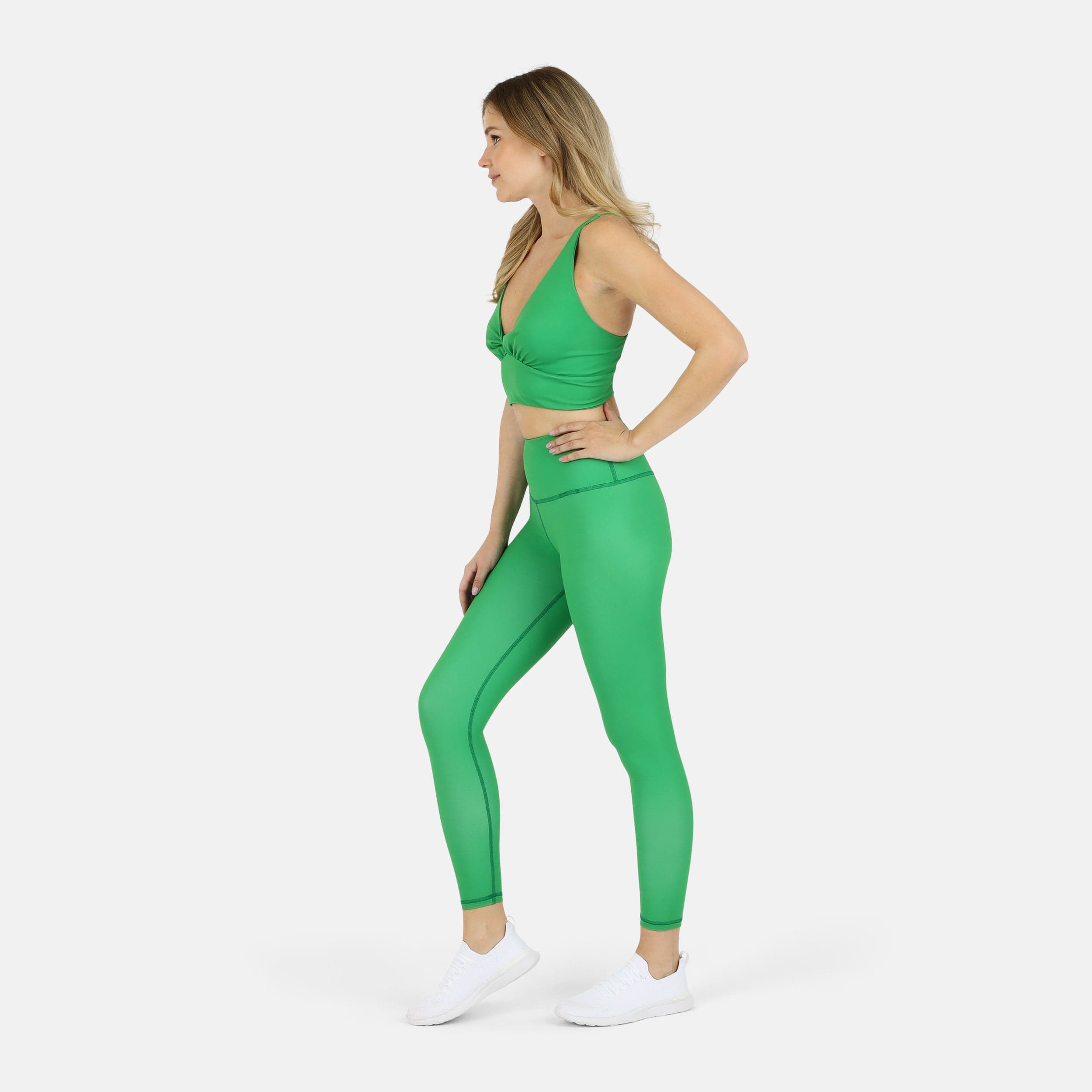 Ada Organic Cotton Twist Around Sports Bra